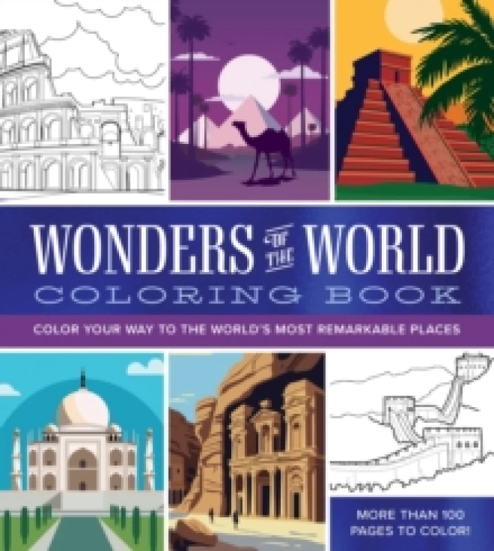 Image of Wonders of the World Coloring Book. Paperback. By Editors of Chartwell Books Books