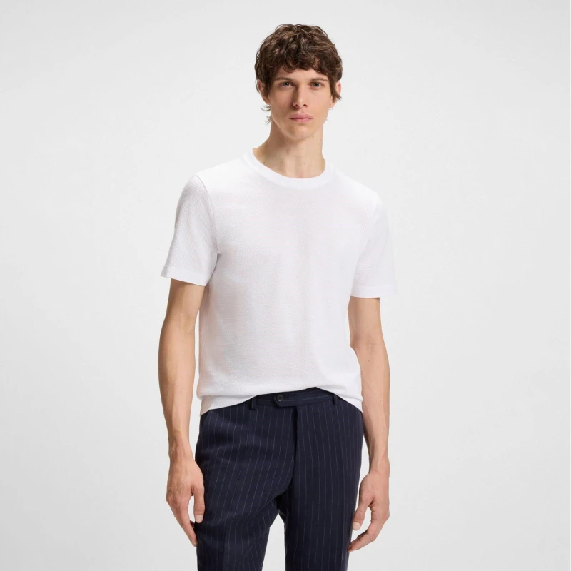 Image of Boss Tiburt 240 T-Shirt White male S