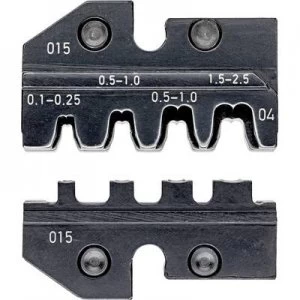 Image of Knipex 97 49 04 Crimp inset Non-insulated open end connectors Suitable for (pliers) 2.8/4.8mm connector width 0.1 up to 2.5 mm² Suitable for brand Kni