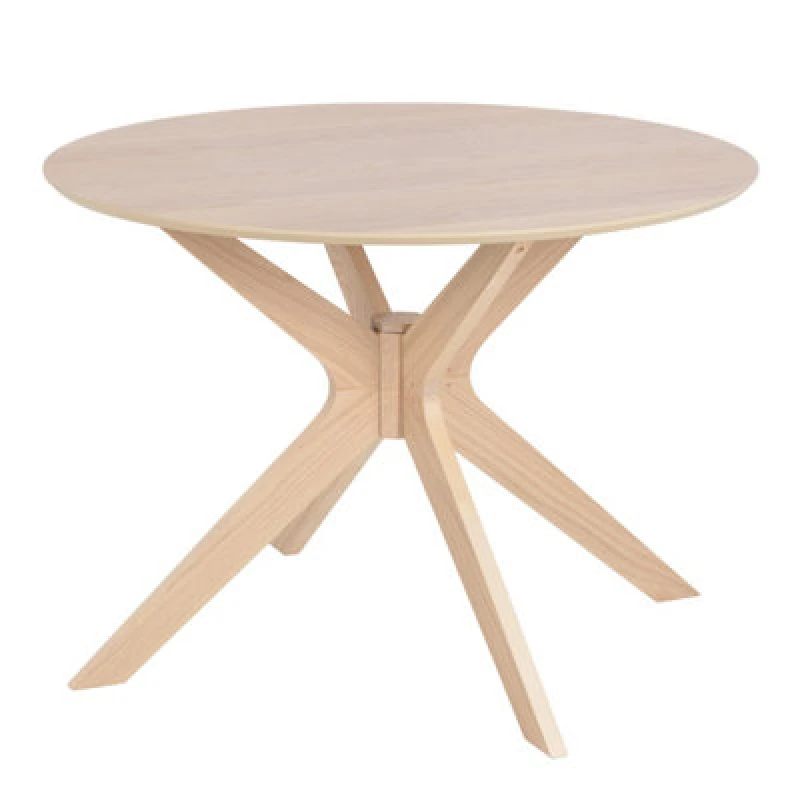 Image of Furniture To Go Iduncan Round Dining Table In White Oak
