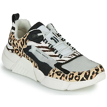 Image of Skechers Block West Runners Womens - Leopard