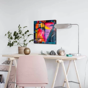 Image of 4545ABSC - 007 Multicolor Decorative Canvas Painting