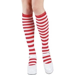 Image of Rouge Clown Socks (Red/White)