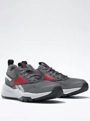 Image of Reebok Xt Sprinter 2 Shoes, Grey/Red, Size 1 Older