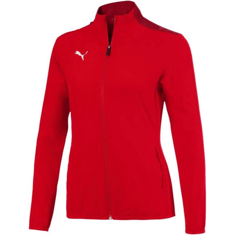 Image of Puma Teamgoal 23 Sideline Jacket W Training Womens Red/Chi female 10 (S)