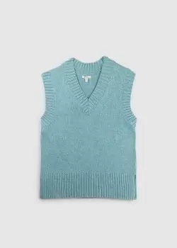 Image of Barbour Womens Geranium Knit Vest In Waterfall