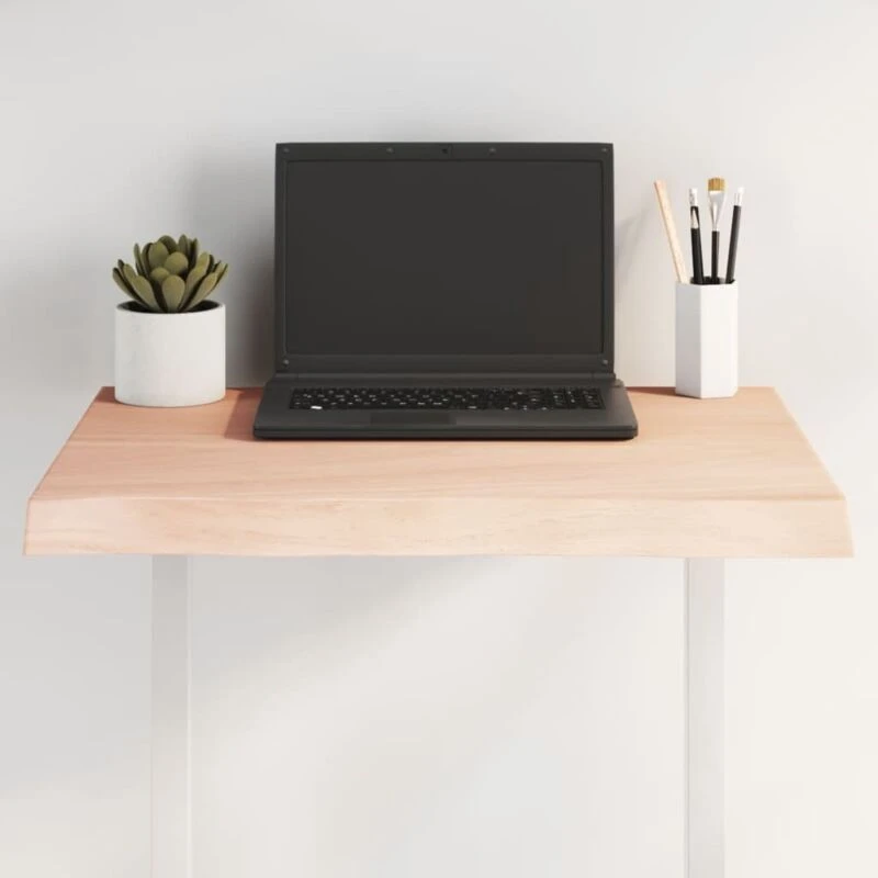 Image of VIDAXL Vidaxl - Table Top 60x40x(2-4) cm Untreated Solid Wood Live Edge 363864