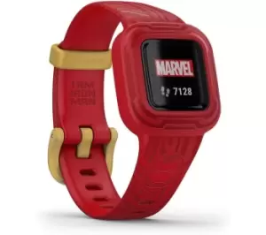 Image of Garmin vivofit jr. 3 Kid's Activity Tracker - Marvel Iron Man, Adjustable Band, Patterned,Red