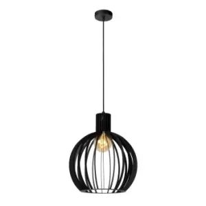 Image of Mikaela Modern Pendant Light - Ø35cm - 1xE27 - Black