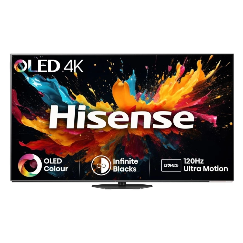 Image of Hisense A85NTUK OLED 4K Smart TV 120Hz Dolby Vision IMAX Enhanced 65A85NTUK Black