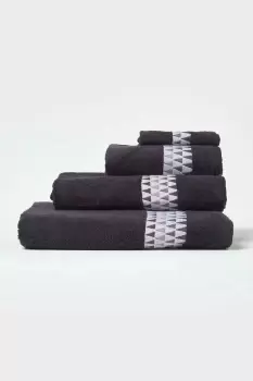 Image of Geometric 100% Cotton Towel