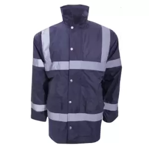 Image of Yoko Mens Workwear Security Jacket (M) (Navy Blue)
