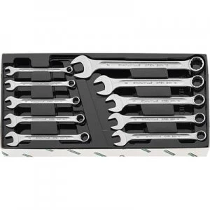 Image of Stahlwille 96400808 13/10 KT Crowfoot wrench set 10 Piece 8 - 19 mm