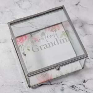 Image of Loveliest Grandma Glass Trinket Box