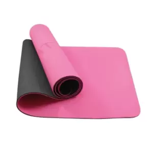 Image of JT Sweat It Out Yoga Mat with Strap (Pink/Black)