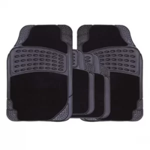 Image of Streetwize Rubber Carpet Mat Set 4 Piece