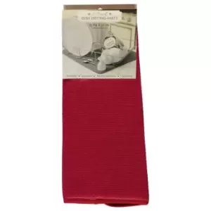 Image of Stanford Home 2 Pack Dish Drying Mats - Red