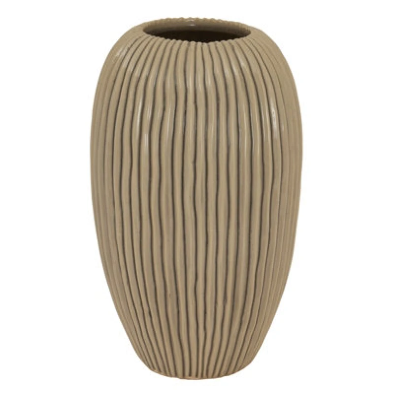 Image of Pallida Collection Large Striped Vase