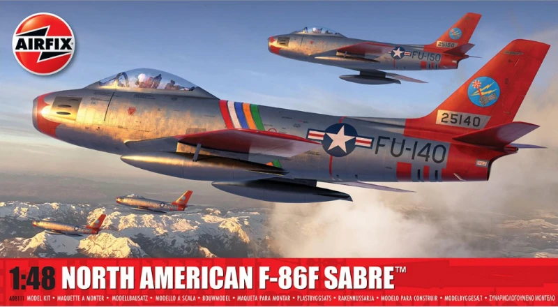 Image of Airfix 1/48 Scale North American F-86F Sabre Model Kit