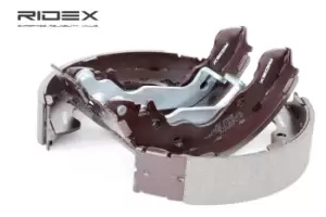 Image of RIDEX Brake Shoes Rear Axle 70B0012 Brake Shoe Set,Brake Lining HYUNDAI,MATRIX (FC),ACCENT II (LC),COUPE (RD),ELANTRA (XD),ACCENT II Stufenheck (LC)