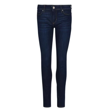 Image of Guess High Rise Skinny Jeans - Blue D4GV1