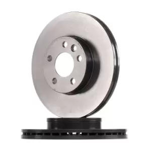 Image of PAIR PAINTED BREMBO BRAKE DISCS 09.9931.11