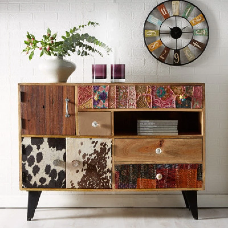Image of Buttercup Farm Soiro Sideboard Large 2 - Wood - L40 X W120 X H80 Cm