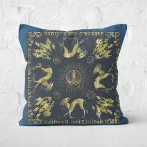Image of Decorsome x Fantastic Beasts Scenic Creatures Square Cushion - 60x60cm - Soft Touch
