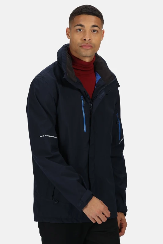 Image of Regatta Regatta Men X-Pro Exosphere Waterproof Shell Jacket in Navy Size: Small Navy S Male 5051522831257