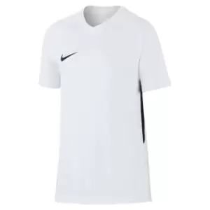 Image of Nike Tiempo Short Sleeve T-Shirt Juniors - White
