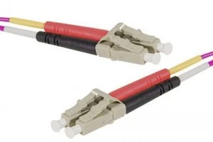 Image of 2m Fibre Duplex Om4 50 125 Lszh Lclc