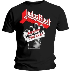 Image of Judas Priest - Breaking The Law Unisex Medium T-Shirt - Black
