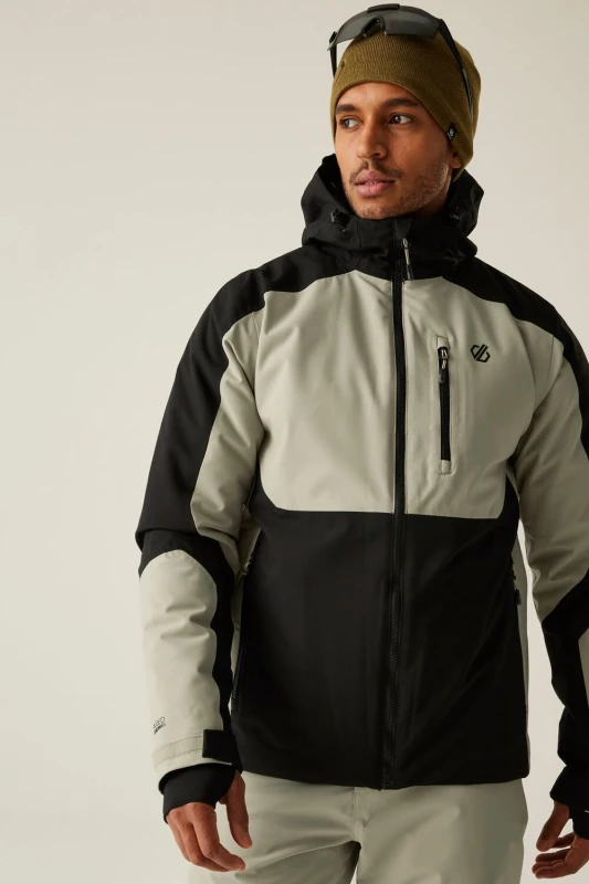 Image of Dare 2b Dare 2b Men Eagle Waterproof Breathable Insulated Skiing Jacket in Charcoal Size: 2X-large Charcoal XXL Male 5063516185260