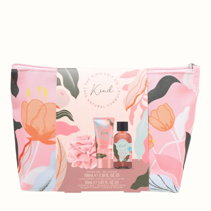 Image of Be You Kind Edit Co. Shower Pamper Cosmetic Bag Set - Multi Multi One Size