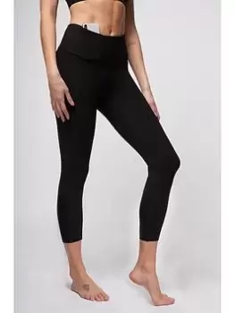 Image of TLC Sport Performance Extra Strong Compression Figure Firming Cropped Legging - Black, Size S, Women