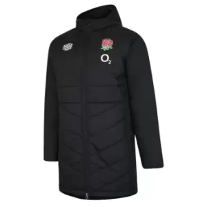 Image of Umbro England Rugby Padded Jacket Mens - Black