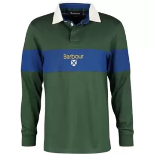 Image of Barbour Churchill Rugby Shirt - Green