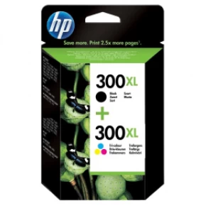 Image of HP 300XL Black and Tri Colour Inkjet Cartridges