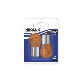 Image of Standard Bulbs - PY21W 12V 21W (581) Amber BAU15s - N581-02B - Neolux