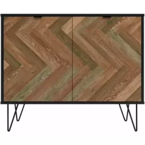 Image of OUT & OUT Denver - Parquet Sideboard- Grey L.90 x D.44.5 x H.74.5cm