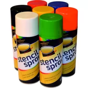Image of Industrial Stencil Spray - 400ML Aerosol - Black (DGN)