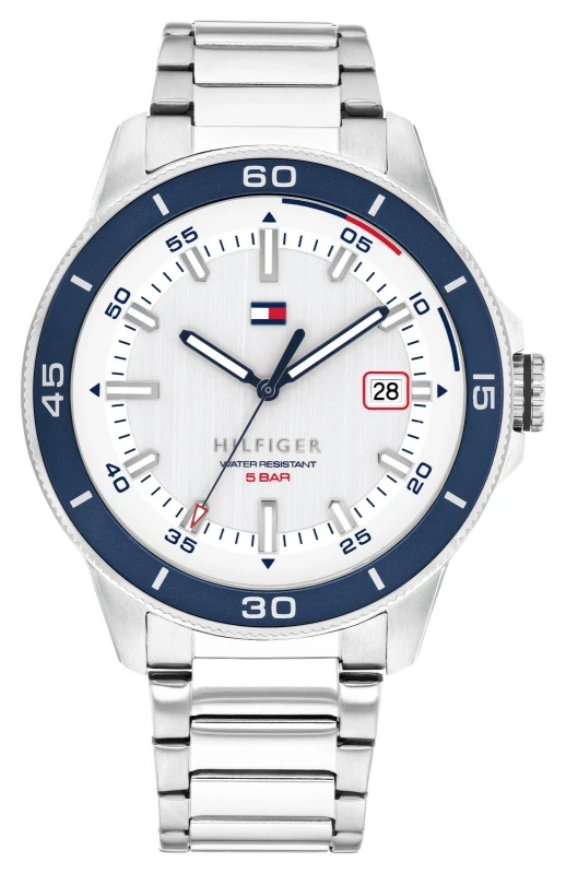 Image of Tommy Hilfiger 1792227 Mens Remy (43mm) White Dial / Watch