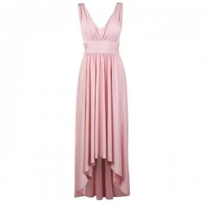 Image of Biba Dip Hem Maxi Dress Womens - Blush