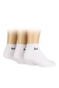 Image of 3 Pair Pack Fully Cushioned Trainer Socks