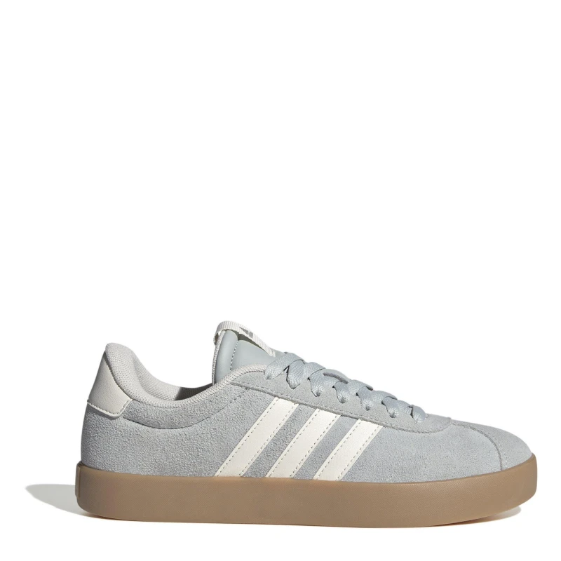 Image of adidas VL Court 3.0 Womens - Grey Grey 5