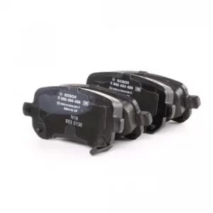 Image of Bosch Brake Pads CHRYSLER,DODGE,FIAT 0 986 494 496 68192439AB,K68029887AA,K68029887AB Disk Pads,Brake Pad Set, disc brake K68159138AA,K68159143AA