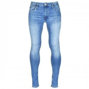 Image of Jack and Jones Jeans Intelligence Tom Skinny Fit Mens Jeans - Blue Denim