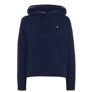 Image of Jack Wills Montrose Lightweight Logo Hoodie - Navy