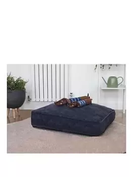 Image of Zoon Navy Tuffearth Recycled Chenille Gusset Mattress - M - Medium