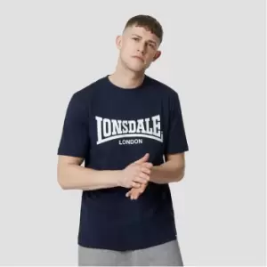 Image of Lonsdale Essentials Logo Tee - Blue